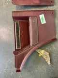 1981 - 1988 Oldsmobile Cutlass Gbody Rear Lower Panel Interior Pair Red OEM GM