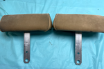 1978-1988 Gbody Regal Bench Seat Head Rest Set Pair Tan Templates Cores OEM GM