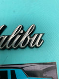 1978 - 1981 Chevrolet Chevy Malibu Script Chrome Emblem Badge OEM Genuine GM