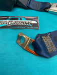 1978-1988 Gbody Rear Bench Seat Seatbelt Strap Monte Regal Cutlass Blue OEM GM