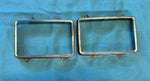 1978 - 1987 GBODY Regal 4x6 Head Lamp Light Trim Ring Bezel Set OEM GM Two