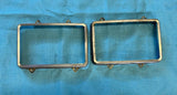 1978 - 1987 GBODY Regal 4x6 Head Lamp Light Trim Ring Bezel Set OEM GM Two