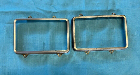 1978 - 1987 GBODY Regal 4x6 Head Lamp Light Trim Ring Bezel Set OEM GM Two