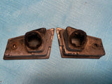 1981 - 1988 Chevrolet Monte Carlo Rear License Plate Pocket Light Lens Pair OEM