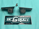 1978-1988 Gbody Monte Rear Tag Pocket License Plate Light Lens Pair OEM GM