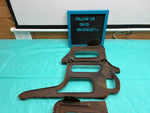 1978 - 1980 Monte Carlo Header Panel to Radiator Support Brace Set OEM GM