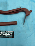 1978 - 1987 Regal Monte Cutlass Malibu Gbody Dash Corner Trim Pair Maroon OEM GM