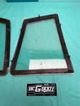 1981 - 1988 Gbody Monte Carlo Vinyl Top Quarter Window w/ Chrome Trim OEM GM