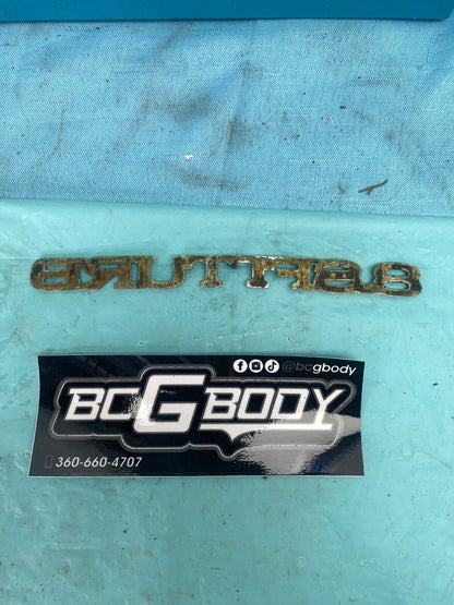 HOOD; TRUNK EMBLEM; 84-87 REGAL; 38 SFI TURBO; USE 3 PER CAR