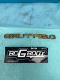 HOOD; TRUNK EMBLEM; 84-87 REGAL; 38 SFI TURBO; USE 3 PER CAR