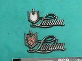 1978 - 1980 Gbody Monte Carlo Landau Sail Panel Script Emblem Pair OEM GM