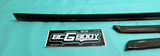 1984-1987 Gbody Grand National 3PC Rear Window Molding Trim Black OEM Genuine GM