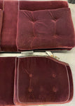 1978-1987 Gbody Cutlass Pillow Top Rear Bench Seat Regal Maroon OEM GM Nice