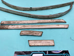 1981 - 1988 Gbody Body Side Chrome Tan Adhesive Molding Trim Set OEM GM