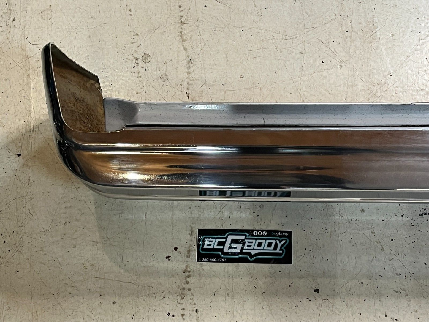 1978-1983 Gbody Chevrolet Malibu Smoothie Chrome Bumper Front OEM Genuine GM