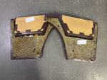 1978 - 1987 Chevrolet Monte Carlo Rear Lower Interior Panel Pair Maroon OEM GM