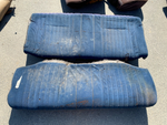 1978 - 1987 Gbody Cutlass Monte Regal Rear Bench Seat Blue OEM Genuine GM