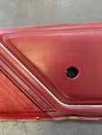 1978 - 1980 Oldsmobile Cutlass Upper Door Panel Red Manual Left Hand OEM GM