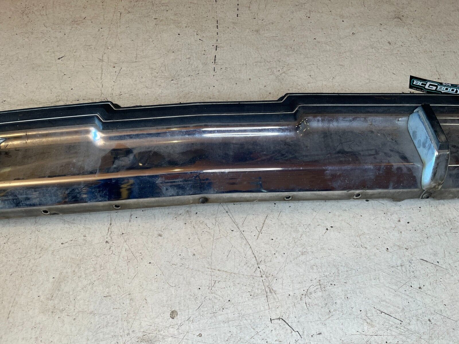 1981 - 1987 Gbody Buick Regal Rear Chrome Bumper W/ Impact Strip OEM Genuine GM