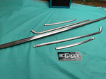 1978 - 1981 Gbody Chevrolet Malibu 4 Door Rear Window Trim Set Chrome OEM GM