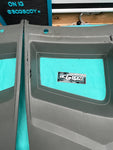 1981 - 1988 Gbody Cutlass Upper Rear Sail Quarter Panel Pair Gray LH RH OEM GM