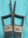 1978-1988 Gbody Monte Cutlass Regal Bench Seat Head Rest Set Pair Gray OEM GM