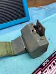 1978-1988 Gbody Bench Seat RIGHT Front Seatbelt Retractor GREEN OEM Genuine GM