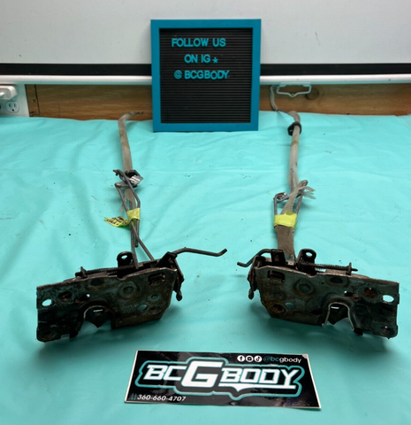 1978 - 1987 Gbody Monte Cutlass Regal Manual Door Latch And Lock Rod Pair OEM GM