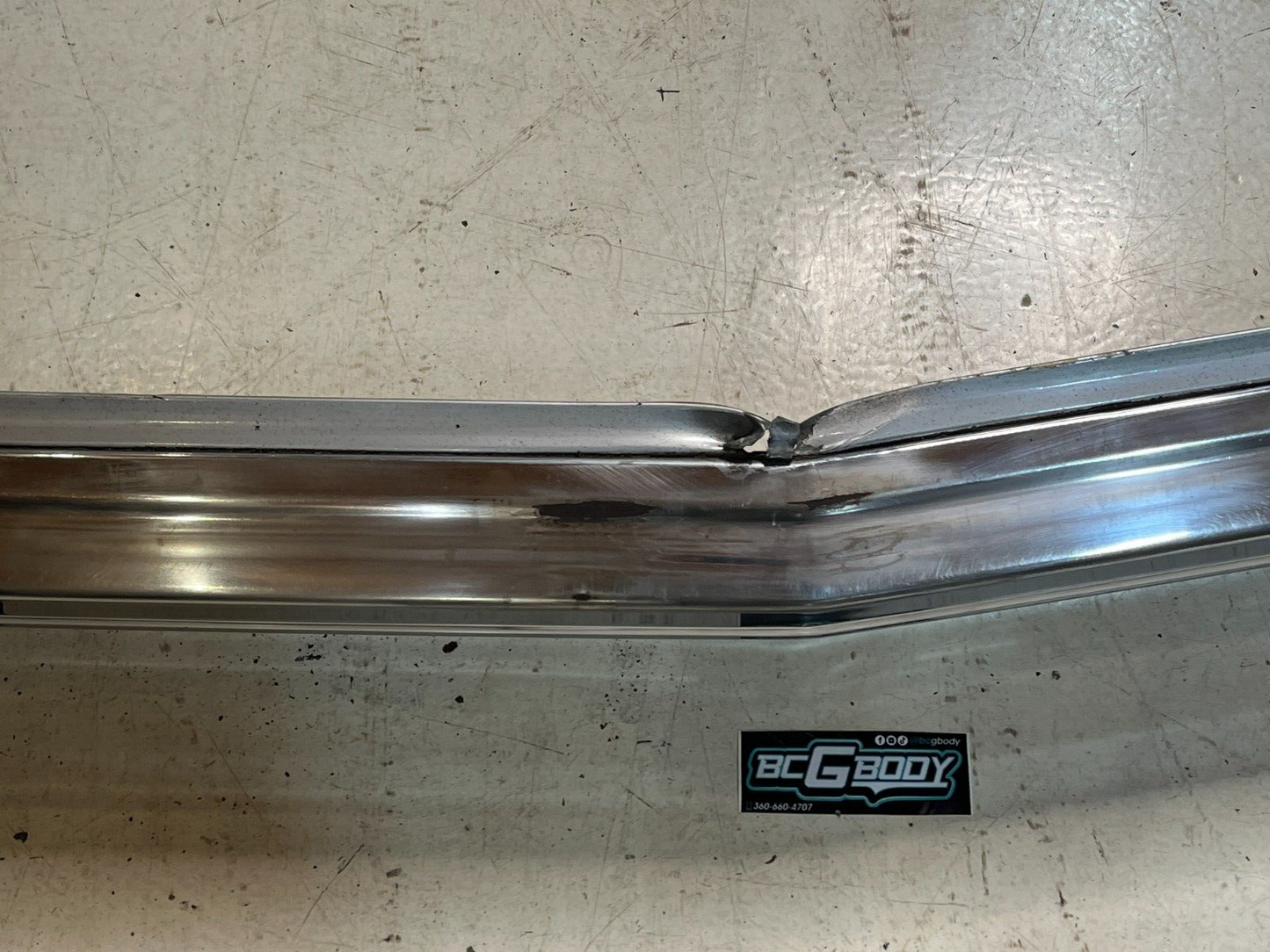 1978-1983 Gbody Chevrolet Malibu Smoothie Chrome Bumper Front OEM Genuine GM