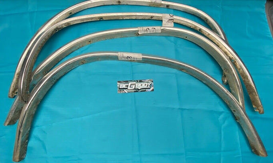 1978 - 1983 Chevrolet Malibu 4 Door Wheel Well Molding Set Chrome OEM Genuine GM