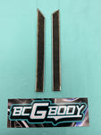 1981 - 1988 Gbody Body Side Chrome Black Adhesive Molding Trim Pair OEM GM