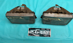 1980-1986 Gbody Monte Cutlass Regal Elco Headlight Bucket & Retainer SET OEM GM