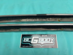 1978-1981 Gbody Malibu Wagon Drip Rail Chrome Molding Trim Set OEM Genuine GM