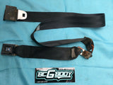 1978 - 1988 Gbody MIDDLE REAR Seatbelt + Buckle Blue OEM GM + Hardware