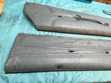 1978 - 1980 Gbody Monte Carlo Upper Door Panels Blue Manual Window Pair OEM GM