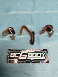 1978 - 1988 Gbody Door Right Side 3 Piece Window Guide Felt Set OEM Genuine GM