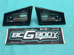 1978-1988 Gbody Monte Rear Tag Pocket License Plate Light Lens Pair OEM GM