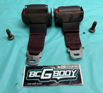 1978-1988 Gbody Monte Bench Seat Seatbelt Set Kit Oxblood Cutlass Regal OEM GM