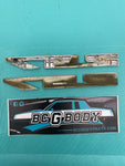 1978-1988 Gbody Chevrolet 267 Emblem Badge Pair Black Red OEM Genuine GM