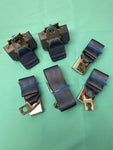 1981 - 1987 Gbody Chevrolet Monte Carlo SS Bench Seat Blue Seatbelt Set Complete