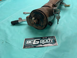 1981-1988 Gbody Cutlass Column Shift Tilt Steering Column With Key Brown OEM GM