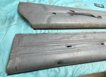 1978 - 1980 Gbody Monte Carlo Upper Door Panels Blue Manual Window Pair OEM GM