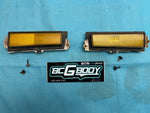 1981 - 1986 Chevrolet Monte Carlo Front Marker Lights Assembly Pair OEM GM