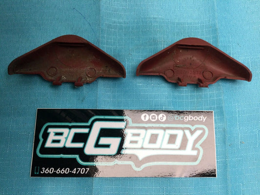 1978 - 1987 GBODY PAIR Cutlass Regal Seatbelt Track Cap Cover Maroon 20093573