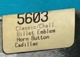 NOS Cadillac Billet Emblem Horn Button Grant Accessories 5603