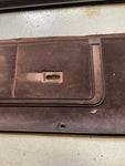 1981 - 1987 GBODY LH RH Upper Interior Brown Power Lock Door Panel Set OEM GM