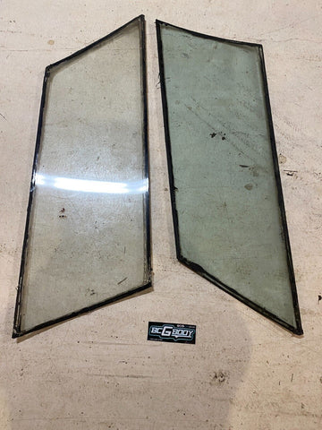 1978-1983 GBody Chevrolet Malibu Wagon Rear Quarter Window Glass Pair LH RH RARE