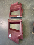 1981 - 1988 Oldsmobile Cutlass Coupe Rear Interior Panels Upper Red OEM GM Nice