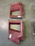 1981 - 1988 Oldsmobile Cutlass Coupe Rear Interior Panels Upper Red OEM GM Nice