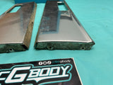 1981-1986 Gbody Monte Carlo Front Fender Rocker Trim Molding Pair OEM Genuine GM